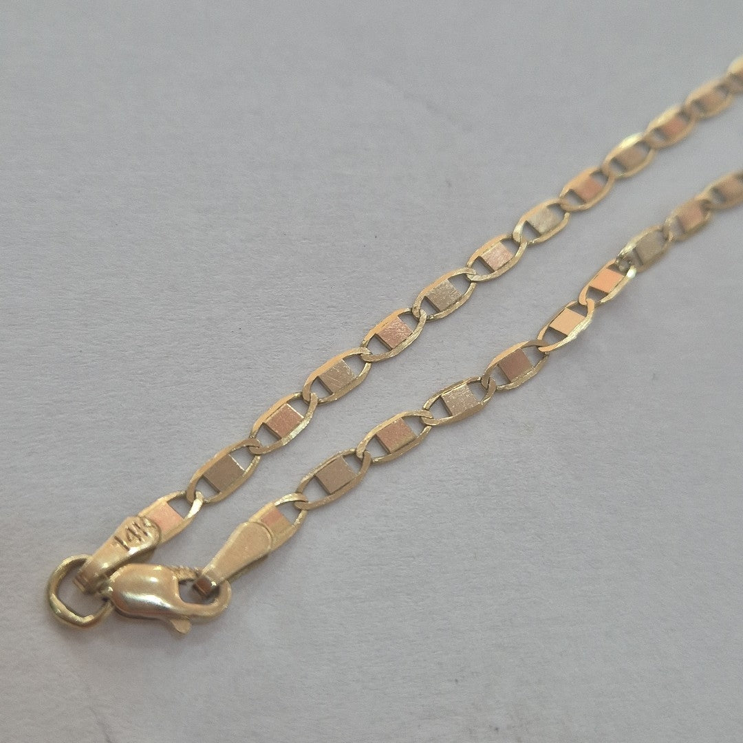 CADENA ESPEJO 14K 60 CM 5.5 GR (NUEVO)