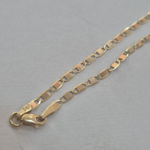 CADENA ESPEJO 14K 60 CM 5.5 GR (NUEVO)