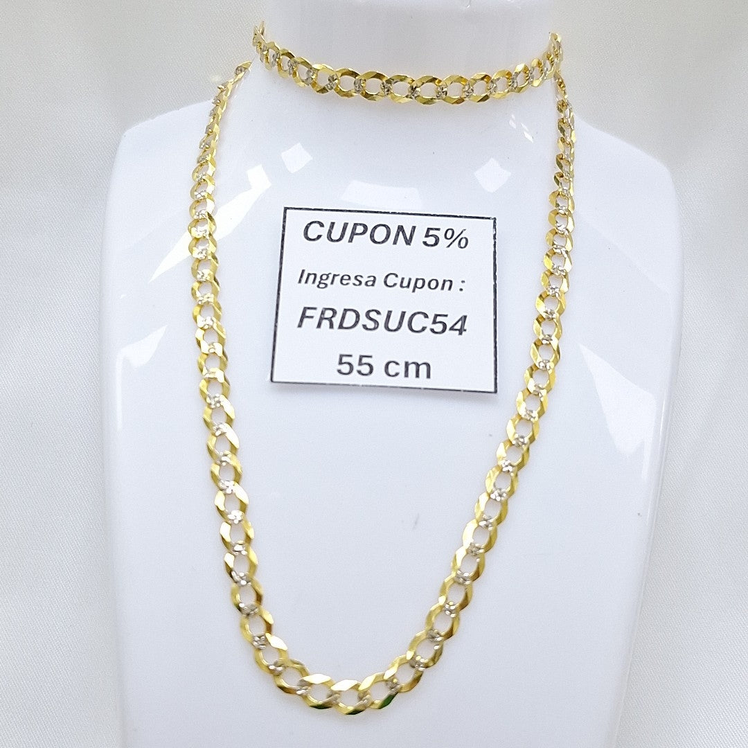 CADENA ESLABONES 14K 55 CM 16 GR (NUEVO)