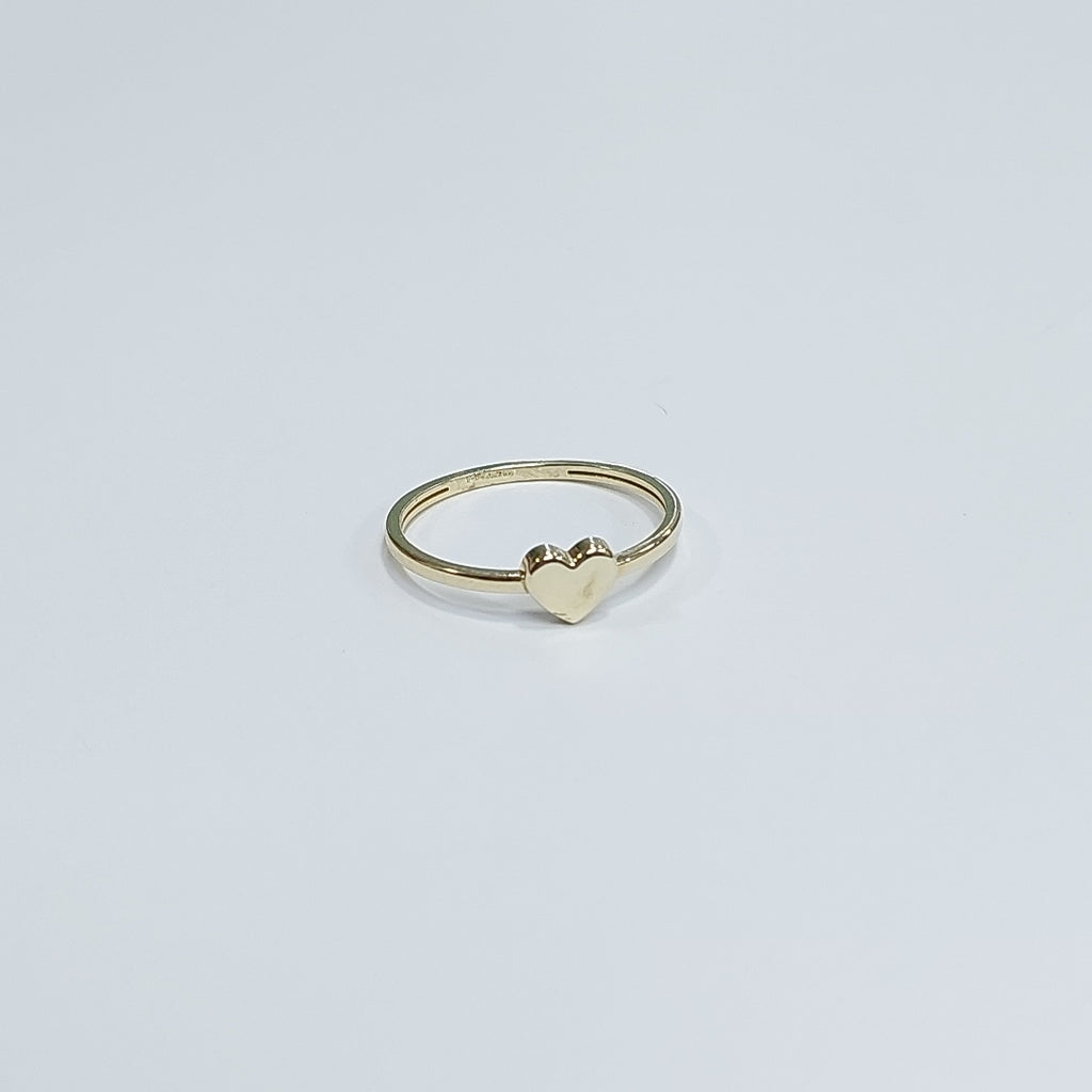 ANILLOS ANILLITO FIG CORAZON 10K TALLA 8 1.2 GR (NUEVO)