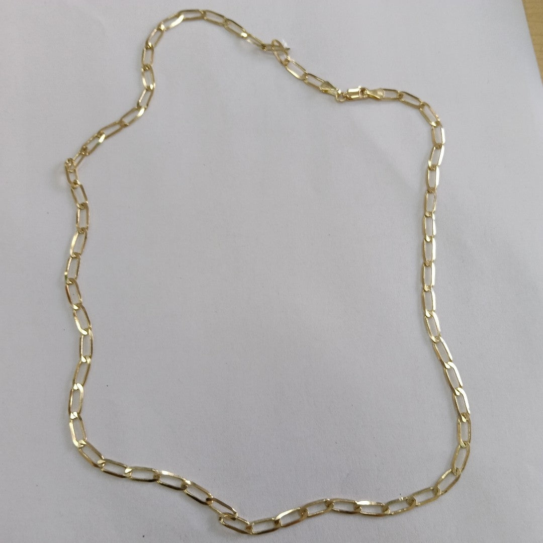 CADENA ESLABONES 14K 55 CM 9.8 GR (NUEVO)