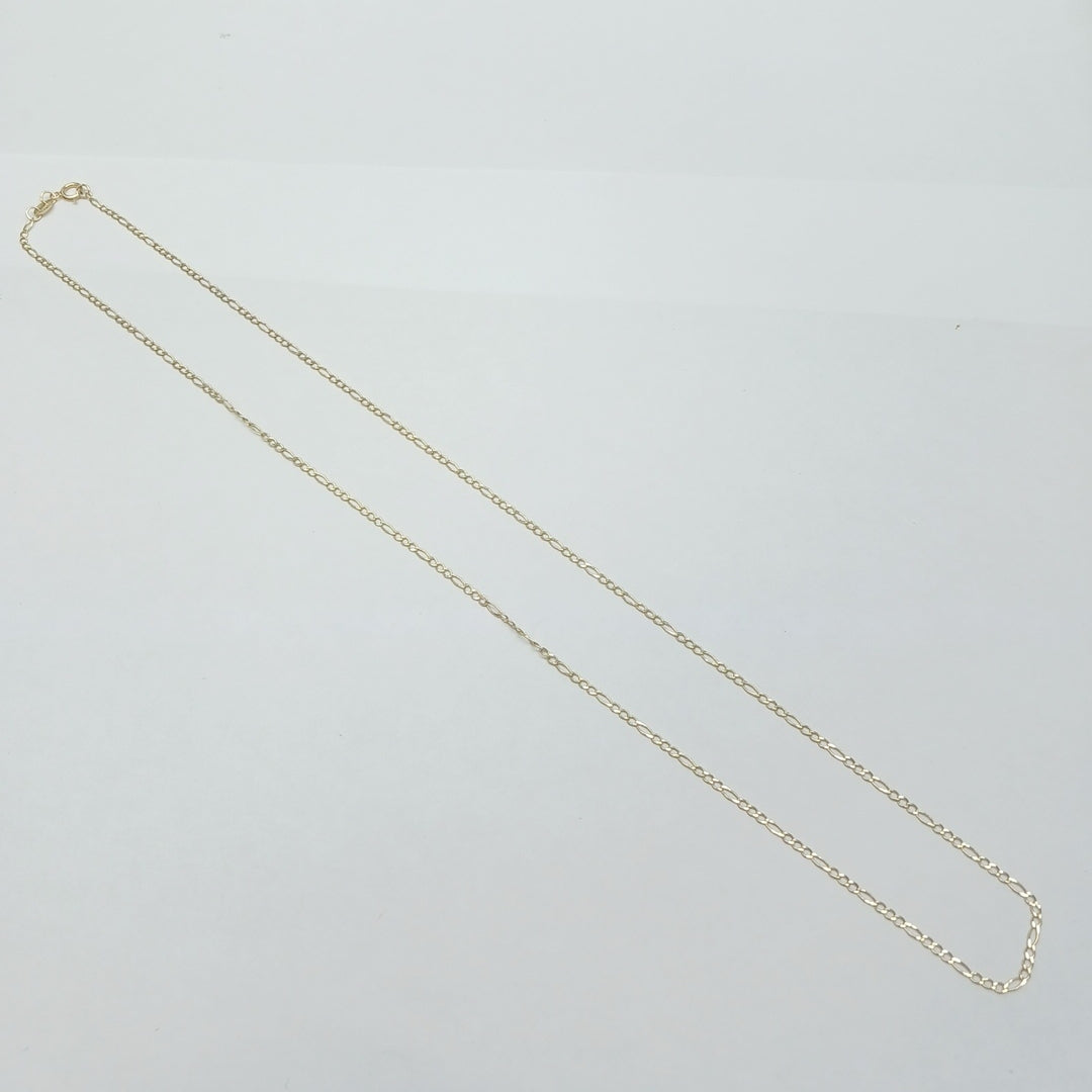 CADENAS TEJIDO 3X1 ORO 10K 55 CM 2.1 GR (NUEVO)