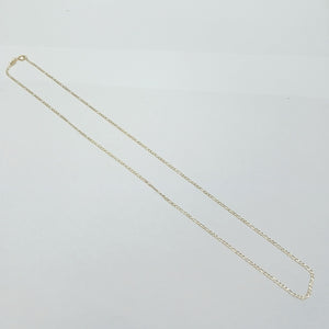 CADENAS TEJIDO 3X1 ORO 10K 55 CM 2.1 GR (NUEVO)
