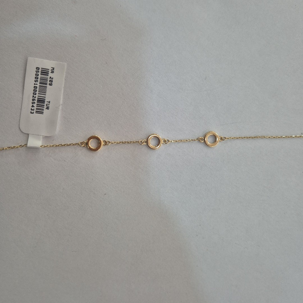 PULSERAS DAMA ORO 14K 1.2 (NUEVO)