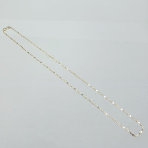 CADENAS TEJIDO GUCHI ORO 10K 55 CM 1.7 GR (NUEVO)