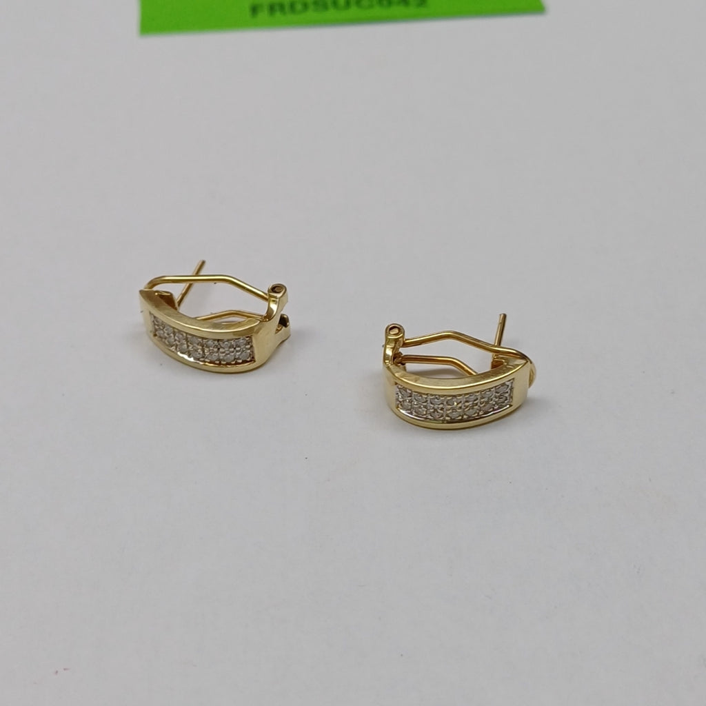 ARETES PAR ORO 14 K 4.8 GRMS (SEMINUEVO)