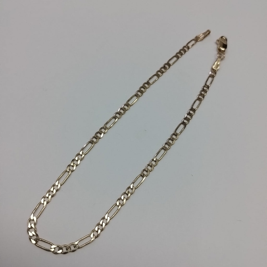 PULSERA TEJIDO 3X1 14K 21 CM 2.3 GR (NUEVO)