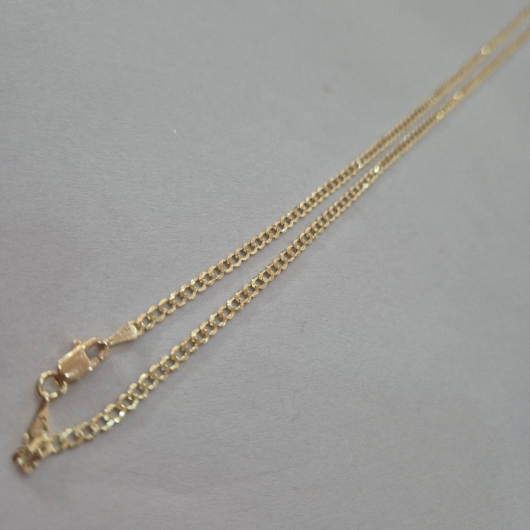 CADENA BARBADA 14K 55 CM 5.1 GR (NUEVO)