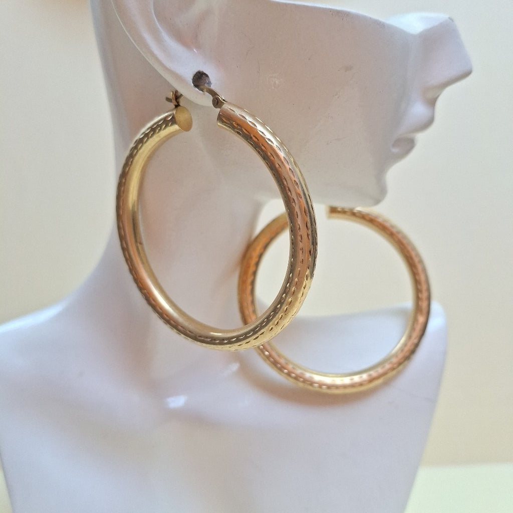 ARRACADAS PAR ORO 14 K 8,00 GRMS (SEMINUEVO)