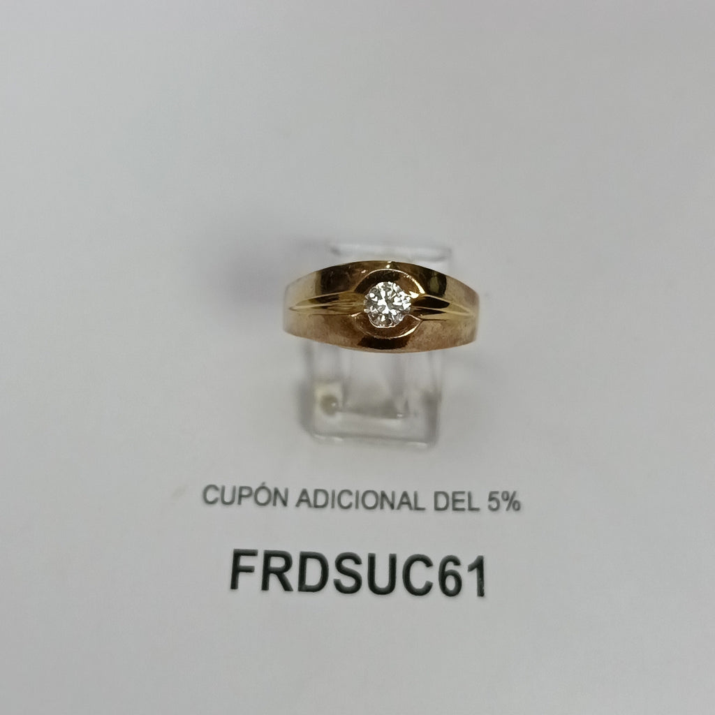 ANILLO ORO 10 K 5,60 GRMS (SEMINUEVO)