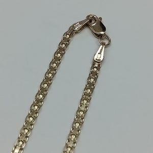 PULSERA TEJIDO CHINO 14K 18 CM 2.4 GR (NUEVO)