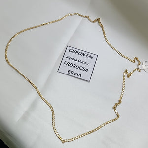 CADENA TEJIDO BARBADA 14K 60 CM 5.9 GR (NUEVO)
