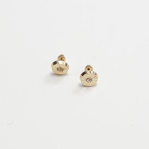 BROQUELES BROQUEL FIG BOTON C CIRCONIA 14K 0.2916 GR (NUEVO)