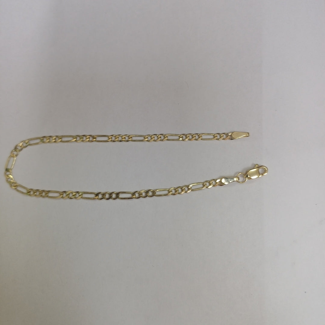 PULSERA TEJIDO 3X1 14K 18 CM 2 GR (NUEVO)