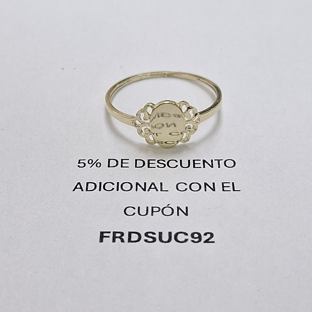 ANILLOS ANILLITO 10K TALLA 9 1 GR (NUEVO)