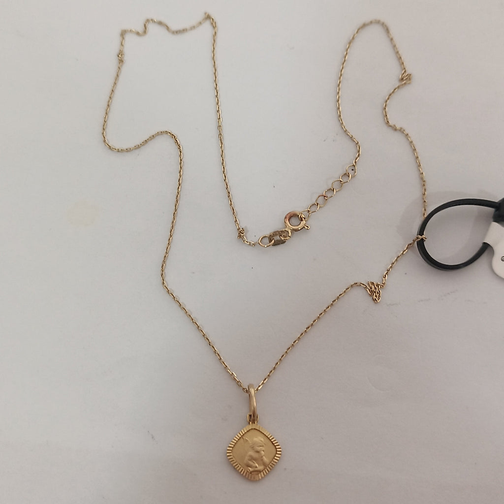 CADENA,DIJE ORO 14 K 2,50 GRMS (SEMINUEVO)