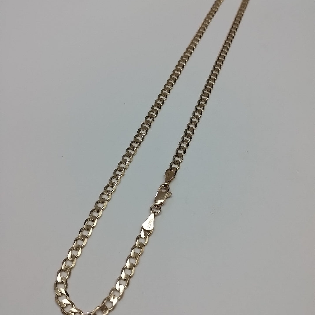 CADENA BARBADA 14K 55 CM 12.6 GR (NUEVO)