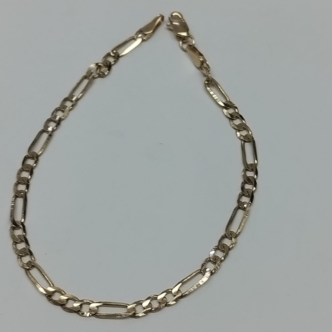 PULSERA TEJIDO 3X1 14K 18 CM 2.6 GR (NUEVO)