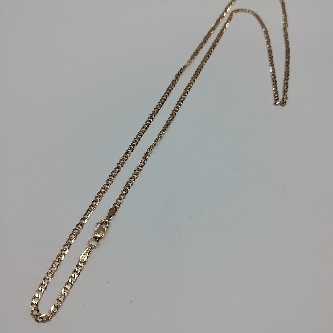 CADENA BARBADA 14K 55 CM 6 GR (NUEVO)
