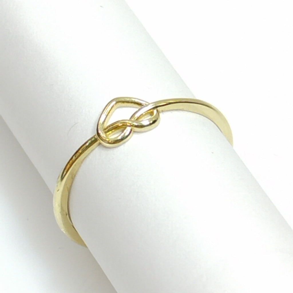ANILLOS ANILLITO FIG CORAZON 10K TALLA 8 0.8 GR (NUEVO)