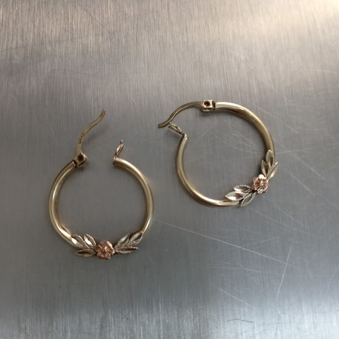 ARRACADAS PAR ORO 14 K 2,90 GRMS (SEMINUEVO)