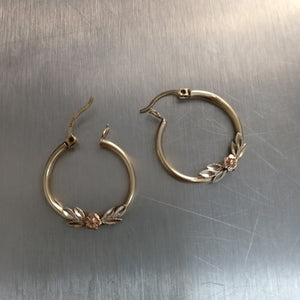 ARRACADAS PAR ORO 14 K 2,90 GRMS (SEMINUEVO)