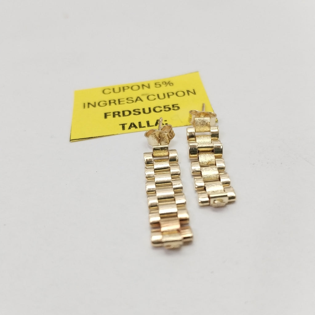 BROQUELES PAR ORO 14 K 2,50 GRMS (SEMINUEVO)