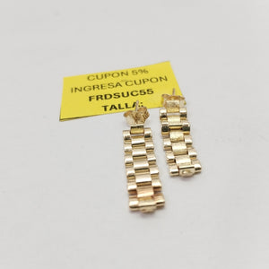 BROQUELES PAR ORO 14 K 2,50 GRMS (SEMINUEVO)