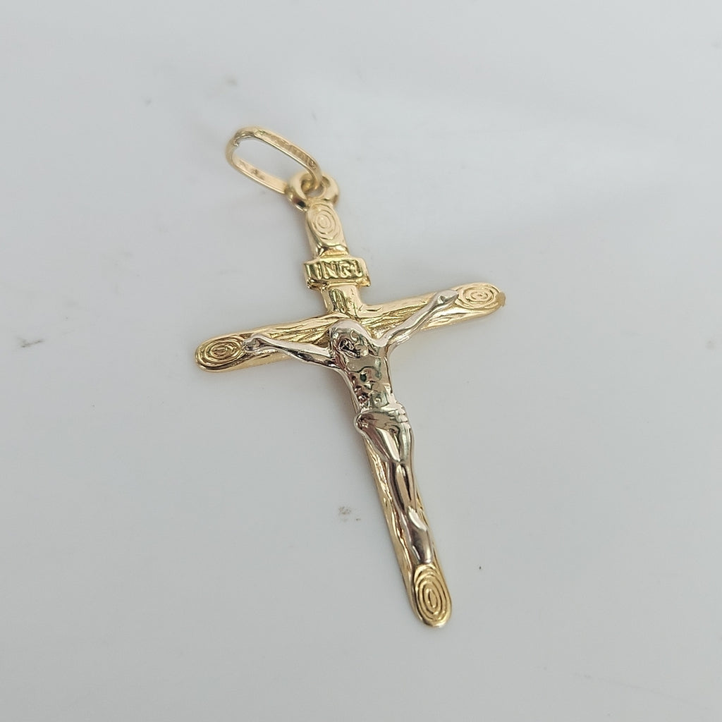 CRUCIFIJO ORO 14 K 0.7 GRMS (SEMINUEVO)