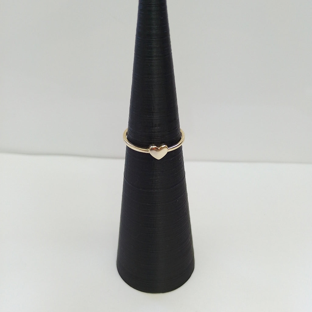 ANILLOS ANILLITO FIG CORAZON 10K TALLA 8 1.1 GR (NUEVO)