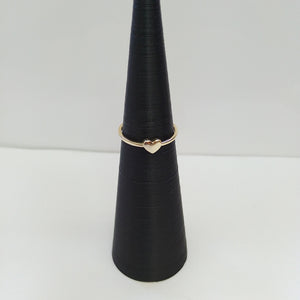 ANILLOS ANILLITO FIG CORAZON 10K TALLA 8 1.1 GR (NUEVO)