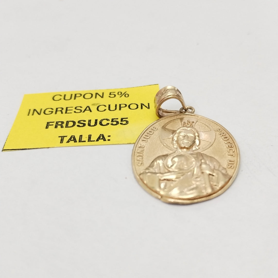 MEDALLA RELIGIOSA ORO 10 K 2.8 GRMS (SEMINUEVO)