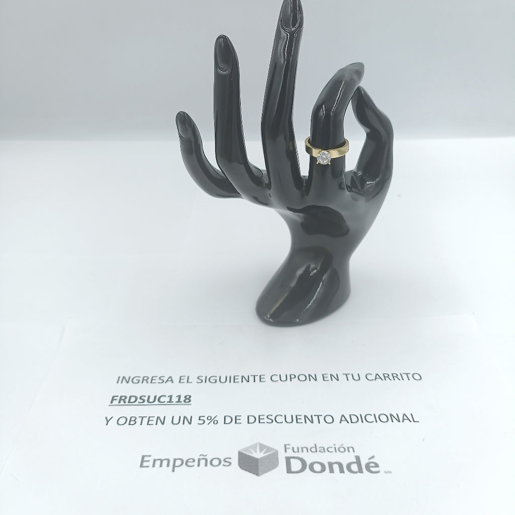 SOLITARIO ORO 10 K 1.9 GRMS (SEMINUEVO)