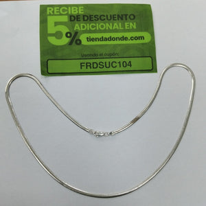 CADENA PLATA 10,00 GRMS (SEMINUEVO)