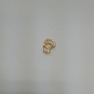 ARETES HUGIES C CIRCONIAS 14K 1.5 GR (NUEVO)