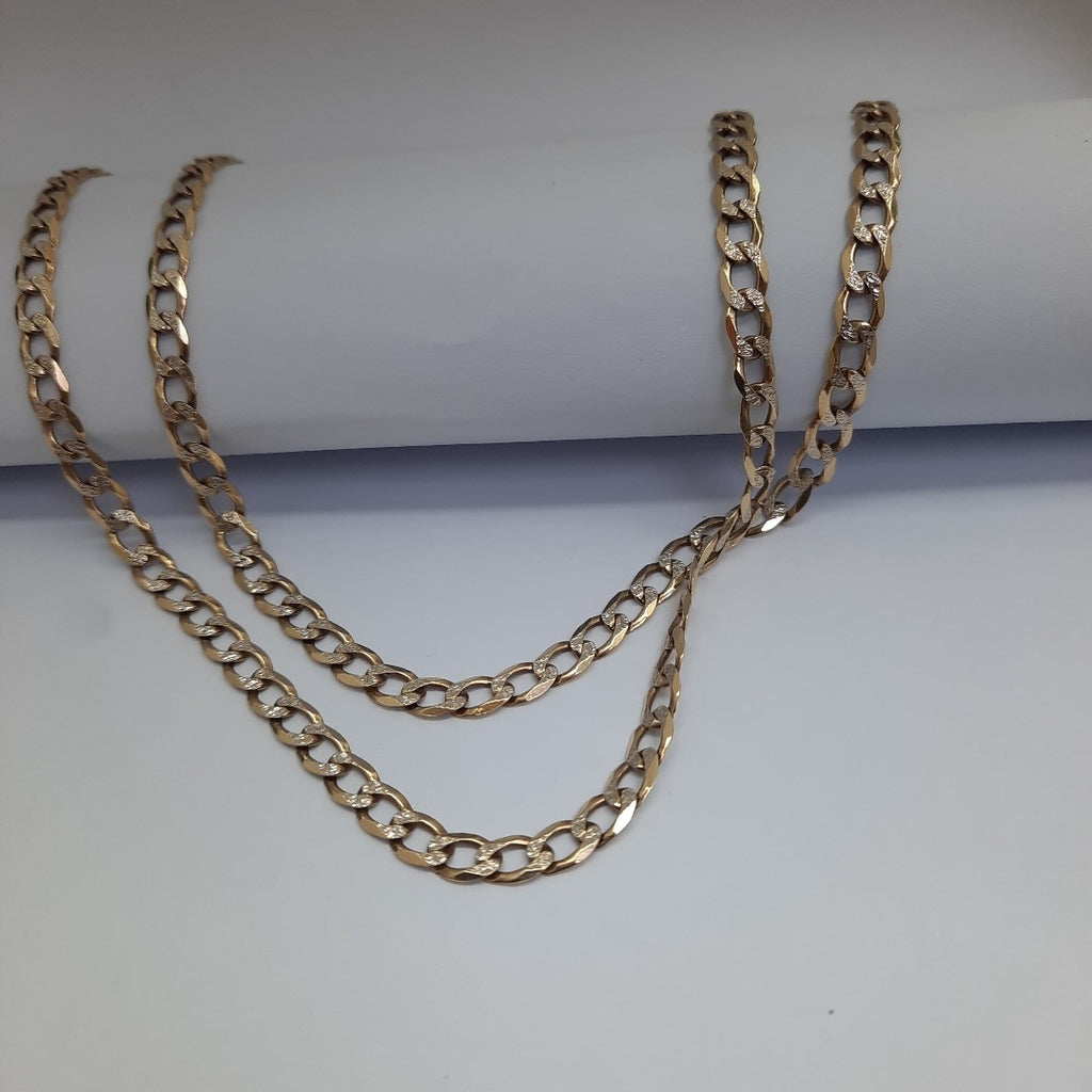 CADENA ORO, RODIADO 14 K 12.8 GRMS (SEMINUEVO)