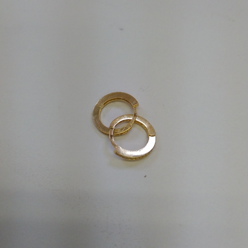 ARETES ARRACADAS CON CIRCONIAS 14K 1.2 GR (NUEVO)