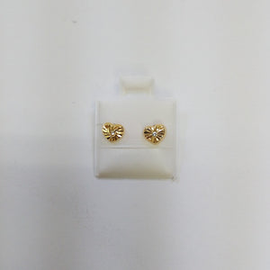 BROQUELES BROQUEL FIG CORAZON C CIRCONIA 14K 0.2603 GR (NUEVO)