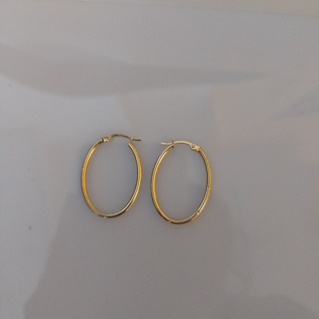 ARRACADAS PAR ORO 14 K 1.9 GRMS (SEMINUEVO)