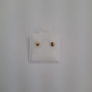BROQUELES BROQUEL FIG TAPON REDONDO 14K 0.1408 GR (NUEVO)
