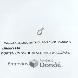 DIJE ORO 10 K 0.6 GRMS (SEMINUEVO)