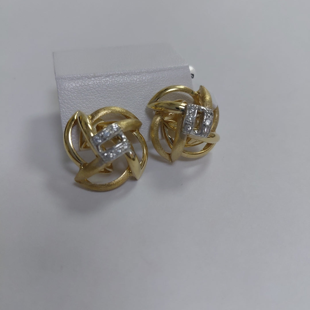 ARETES PAR ORO 14 K 5.4 GRMS (SEMINUEVO)