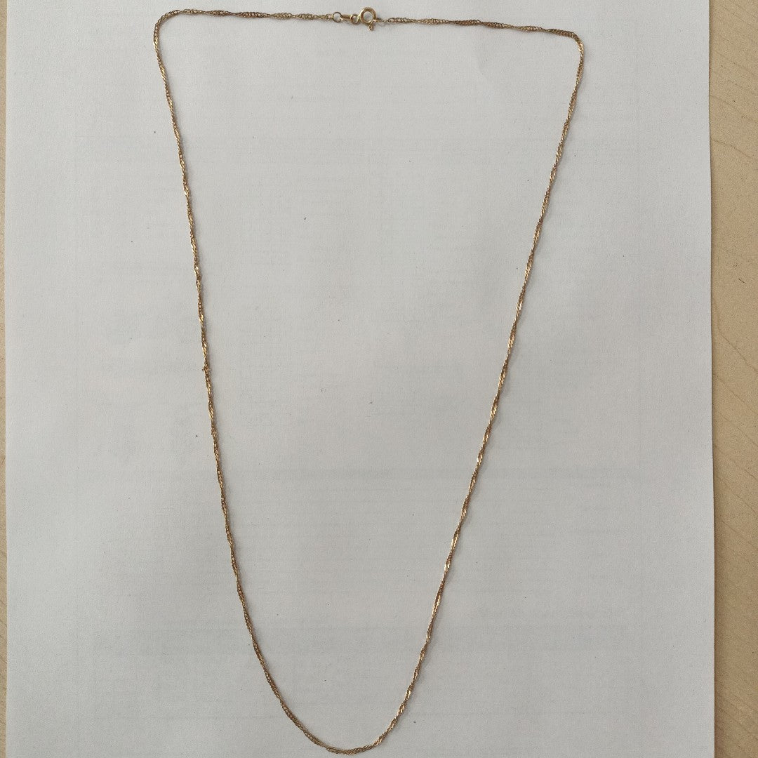 CADENA ORO 14 K 2.4 GRMS (SEMINUEVO)