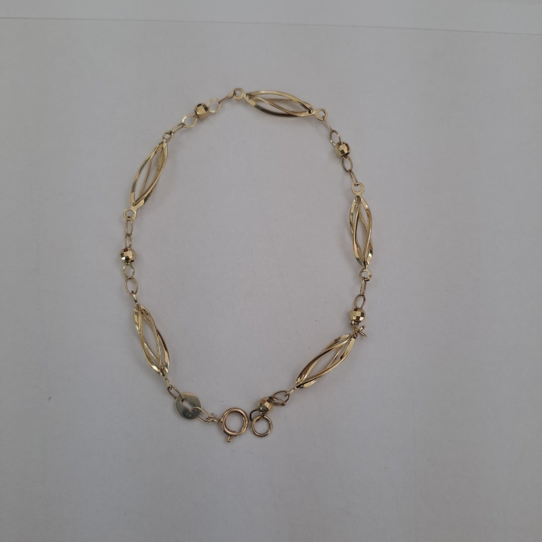 PULSERA ESPECIAL 14K 18 CM 2 GR (NUEVO)