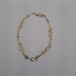 PULSERA ESPECIAL 14K 18 CM 2 GR (NUEVO)