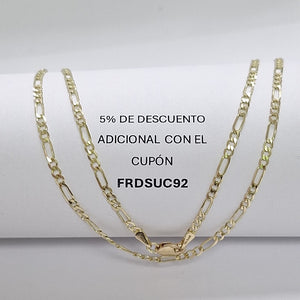 CADENA 3X1 14K 60 CM 5.4 GR (NUEVO)