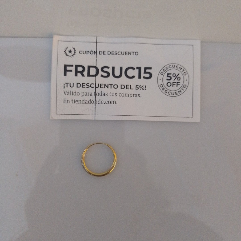 ANILLITO ORO 14 K 1.6 GRMS (SEMINUEVO)