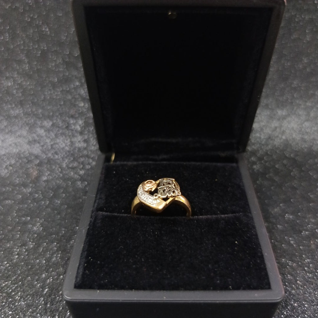 ANILLO CONMEMORATIVO ORO 14 K 3.7 GRMS (SEMINUEVO)