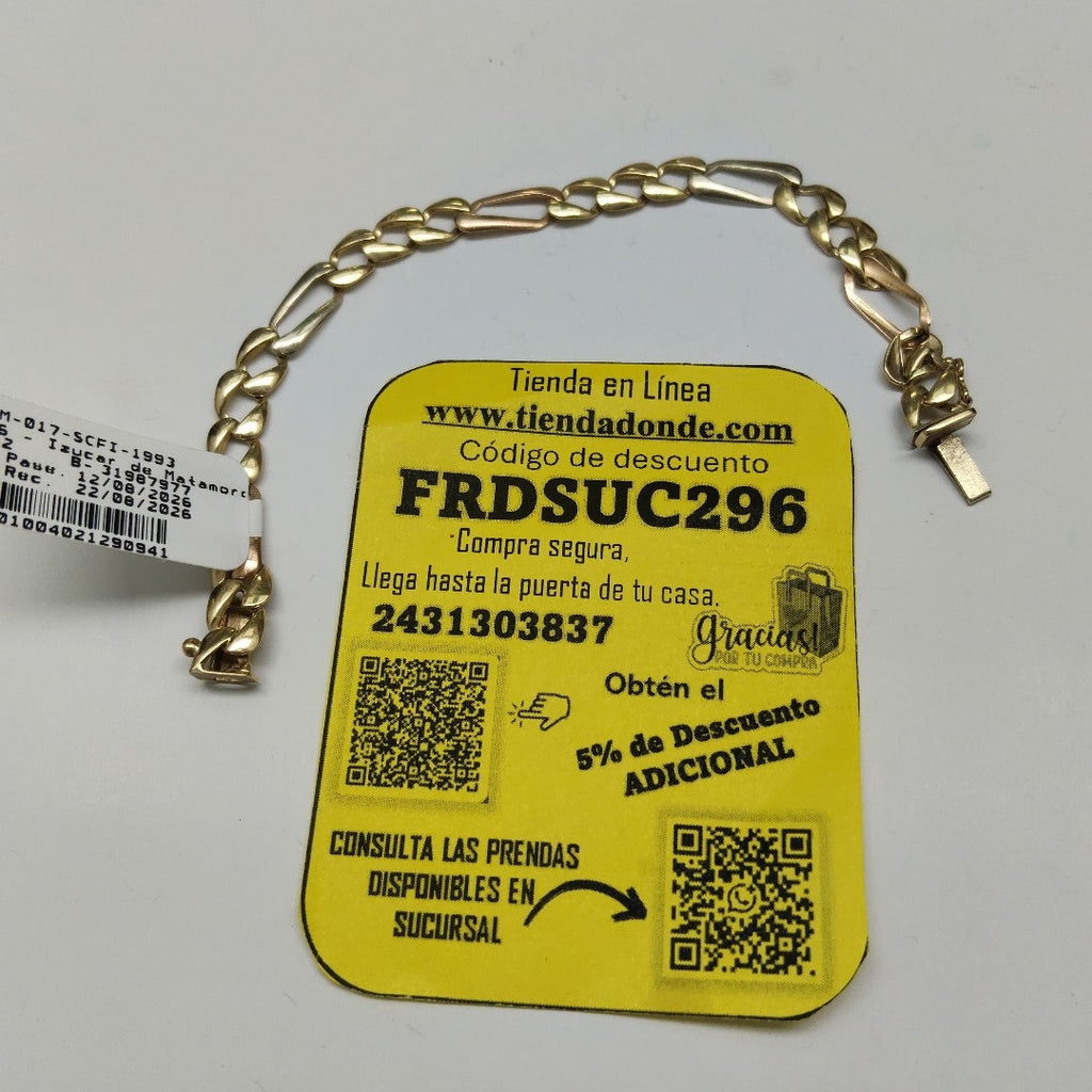 PULSERA ORO 14 K 7 GRMS (SEMINUEVO)