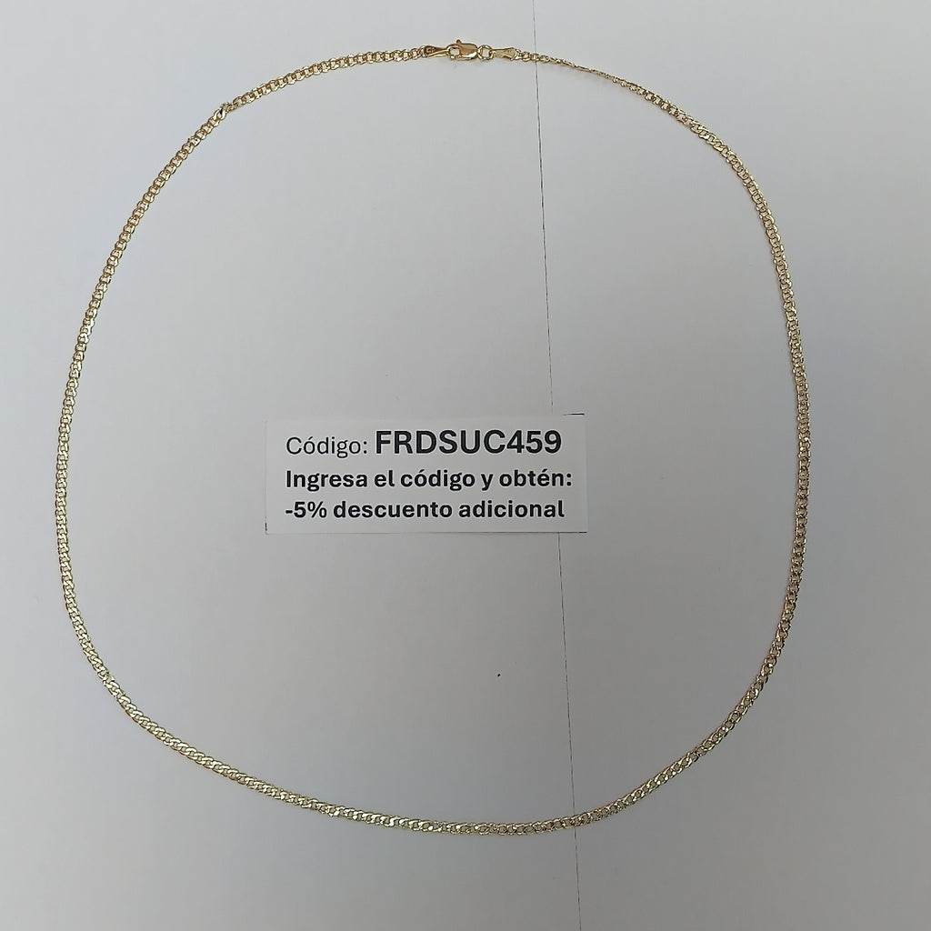 CADENA BARBADA 14K 55 CM 5.1 GR (NUEVO)